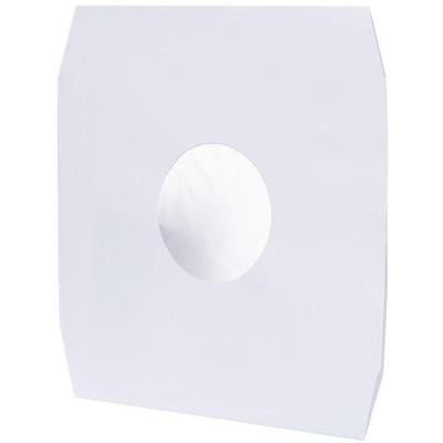 20 KS  Vnitřní polylined obal na desky LP 12" (papír + fólie) - Bílá