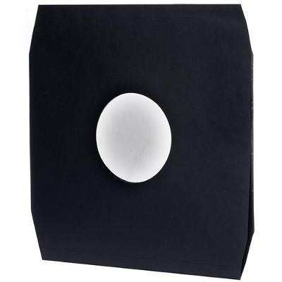 20 KS  Vnitřní polylined obal na desky LP 12" (papír + fólie) - Černá