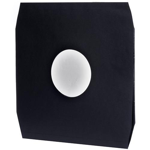 20 KS  Vnitřní polylined obal na desky LP 12" (papír + fólie) - Černá - Hudba