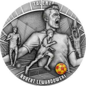 TALENT - ROBERT LEWANDOWSKI - 2 oz stříbrná mince  !Předprodej!