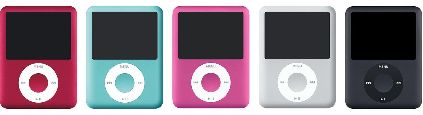 6x iPod nano (3. generace) 4GB k opravě SLEVA - Elektro