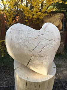 masivní srdce ze dřeva