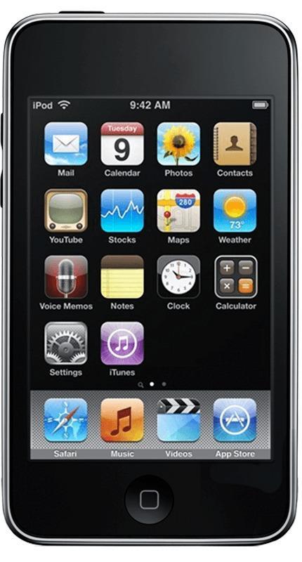 iPod Touch 2 8GB plně funkční / rozbité sklo - Elektro