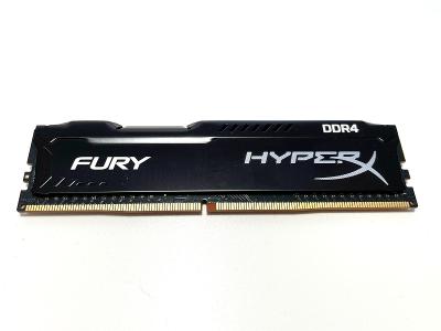 Pamět RAM DDR4 8GB Kingston HyperX Fury Black 2400MHz CL16 (1x8GB)