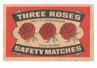 K.č. 5-K- 1115a  Three Roses ... - krabičková, dříve k.č. 1104.