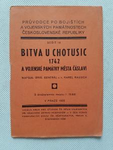 Bitva u Chotusic 1742 Průvodce po bojištích 1935 Chotusice Čáslav