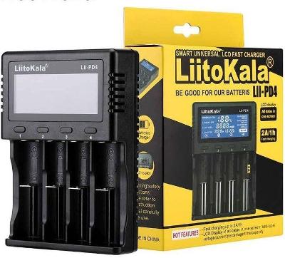 Nabíječka LiitoKala Lii-PD4 pro Li-Ion, Li-pol, Ni-MH, Ni-CD baterie 