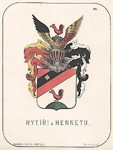 Z Hennetu Rytíři, chromolitografie, 1880