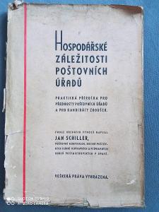 Kniha Hospodářské záležitostí poštovních úřadů 1936 
