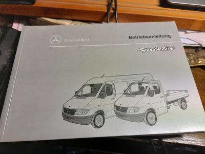 Mercedes  Sprinter,originální návod v němčině  144stran