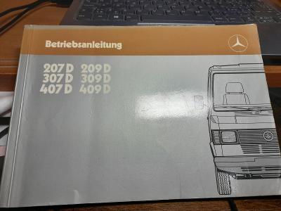 Mercedes  207D,209D,307D,309D,407D,409D,originální návod k obsluze