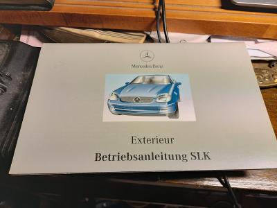 Mercedes SLK exterieur betriebsanleitung ,originální návod k obsluze