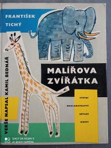 Kniha Malířova Zvířátka 1961
