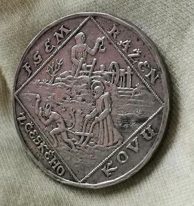 Ag medaile 1928 Jsem ražen z Českého Kovu O. Španiel, hledaná medaile