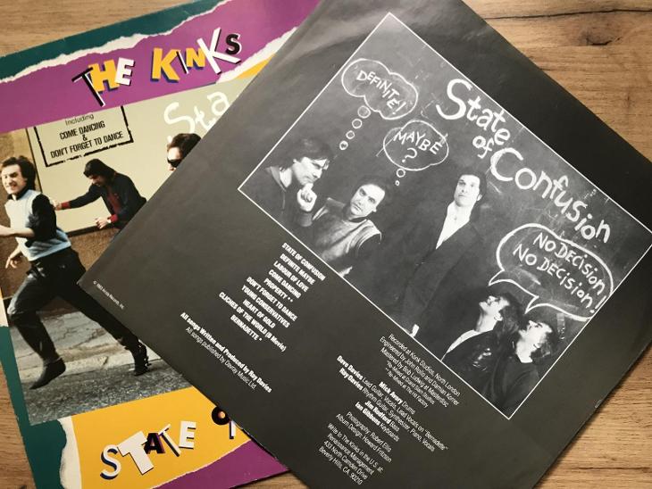 THE KINKS State of GER VG+ 1985 Arista - LP / Vinylové desky