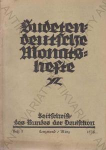 Sudetendeutsche Monatshefte, Hft.3/ März 1938