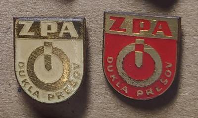 P121 Odznak ZPA Dukla Prešov  2ks