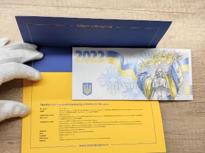 Bankovka Sláva Ukrajině 2022! Novinka! Poslední kus