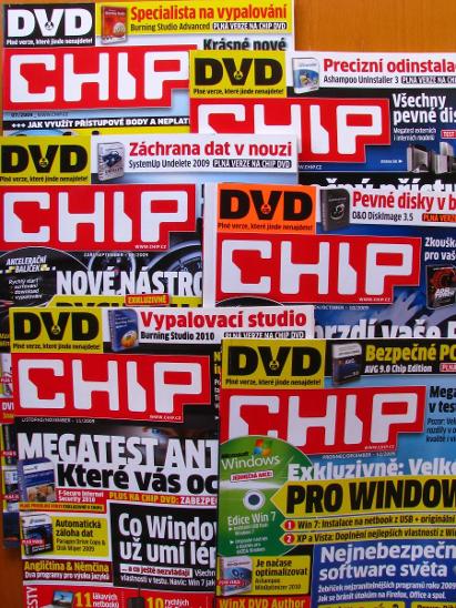 12x časopis Chip (kompletní ročník 2009), stav A