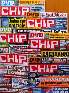 12x časopis Chip (kompletní ročník 2010), stav A