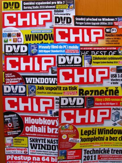 12x časopis Chip (kompletní ročník 2010), stav A - Knihy a časopisy