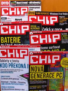 12x časopis Chip (kompletní ročník 2012), stav A