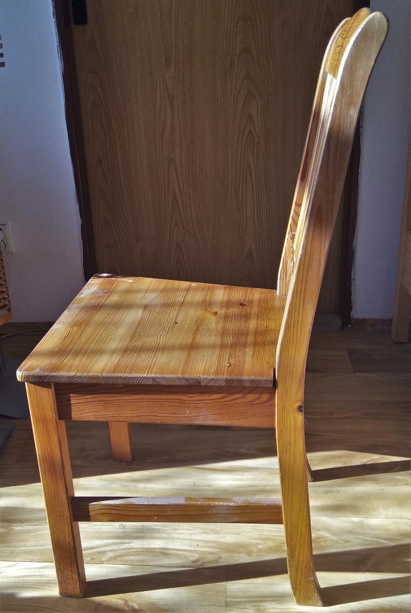 Jídelní židle - masivní borovice - Nábytek