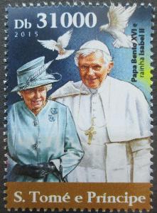 Svatý Tomáš 2015 Papež Benedikt XVI. Mi# 6264 0227