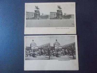 Foto pohlednice diorama Rusko Petrohrad Leningrad pomník  car Mikuláš 