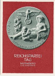 Reichsparteitag Nürnberg 1939 - orlica s hákovým krížom - propaganda