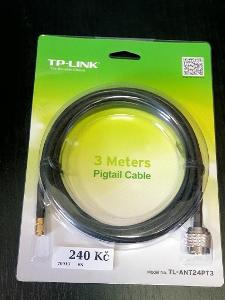 Pigtail Cable 3m - pro připojení externí antény TP Link TL-ANT24PT3