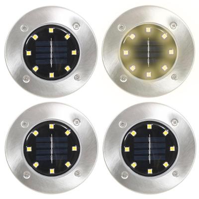 Sada kruhových solárních LED světel 4 kusy 0057 tb SLR-110