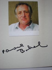 Autogram  Pavla Bobka na kartě
