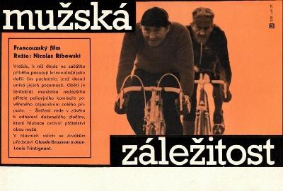 MUŽSKÁ ZÁLEŽITOST - filmový plakát A4; Ziegler