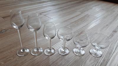 Sada 6ks skleniček na  desitlát - Moser (prodej starožitností a skla)