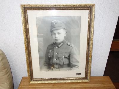 Velké foto Německého vojáka, originál