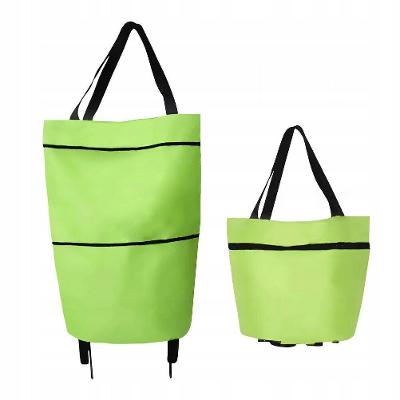 Multifunkční nákupní taška s kolečky 0515 zelená