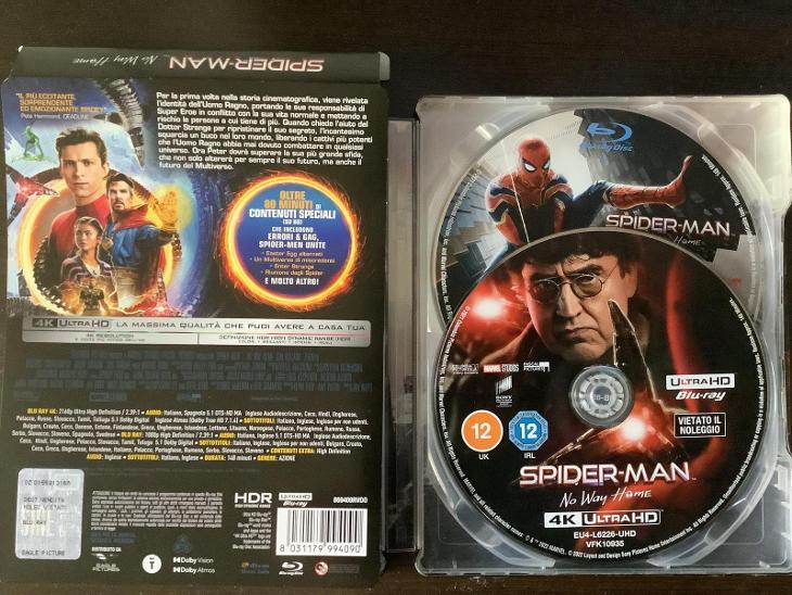Spider-Man: Bez domova STEELBOOK (4K UHD + Blu-Ray)
