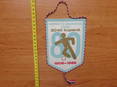 Vlaječka - Sportovní - 80 Let Kopané - Vzorná TJ Lokomotive Louny