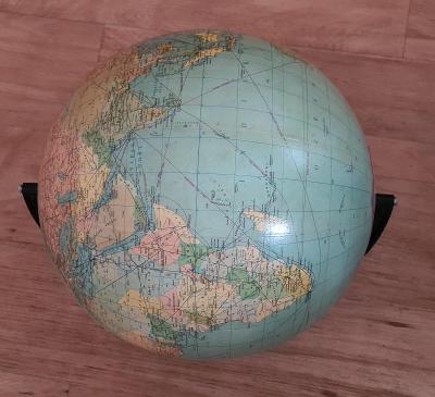 Starý globus - mapa světa