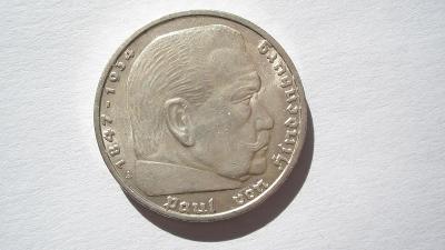 5 marka 1936 A svastika