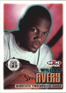 WILLIAM AVERY @ MINNESOTA TIMBERWOLVES @ 1999-00 NBA Hoops Rookie