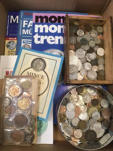 Sbírka různých mincí