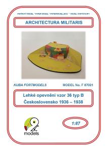 Československé lehké opevnění vzor 36 typ B, 1/87