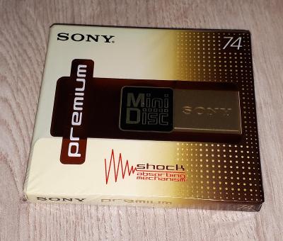 Minidisc Sony Premium - MDW74 (minidisk, mini disk)