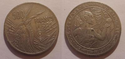Státy střední Afriky 500 frank 1977 B pro  Středoafrickou rep. R!