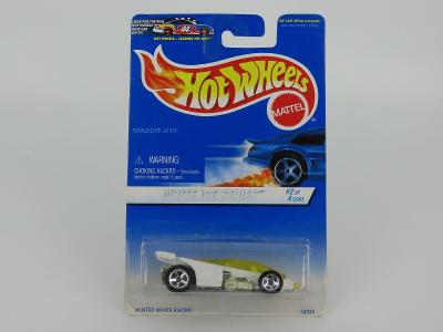 Winter  White Racer  Hot wheels 1996 Mattel