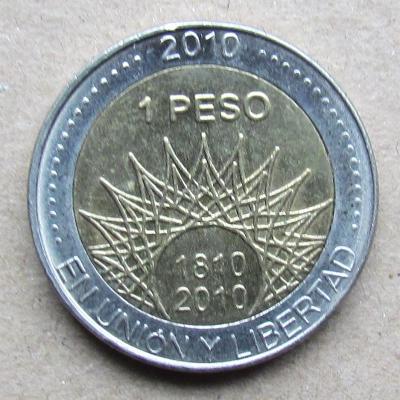 Argentina 1 peso 2010 