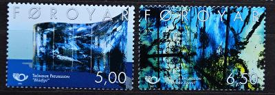 **Faerské ostrovy,2002. ART-umění, MiNr.421-422,kompl.(6Eur)/B-437