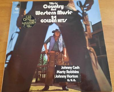 2LP THIS IS COUNTRY AND WESTERN MUSIC. CBS Gold Serie. Germany.